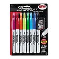Sharpe Mfg Co Sharpie 32730PP Retractable Permanent Markers  Fine Point  Assorted  8-Set 32730PP